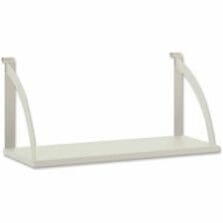 Shelf, f/Partition, Steel, 24"x12-3/4"x14-1/2", Gray