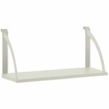 Shelf, f/Partition, Steel, 30"x12-3/4"x14-1/2", Gray