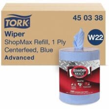 Paper Towels, Centerfeed, Heavy-Duty, f/Grease/Grime/Oils, Absorbent, f/W22Dispenser, 218.33', 2/CT, BE