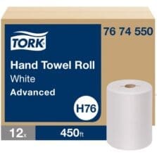 Towel Rolls, f/Mini Dispensers, 1.92"Core, 7.5"x450", 12/CT, WE