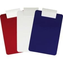 Clipboard, Antimicrobial, 80-Sht Cap, Letter-size, 3/PK, AST