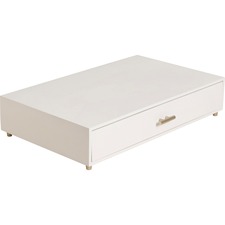 Monitor Stand, w/Drawer, 20 lb Cap, 10-1/4"x3-1/2"x16-1/2", WE