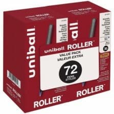 Rollerball Pen, Micro Point, 0.5mm, 72/PK, Blue