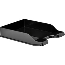 Tray, Front-Load, Curved, Antimicrobial, 10.2"x13.8"x2.6", BK