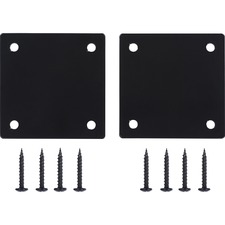 Connector Plate, f/Fuze, w/8Screws, 3.54"x3.54"x12", 2/PK, BK