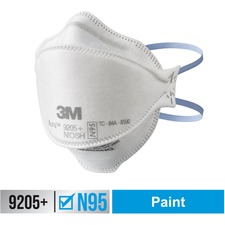 Face Mask, N95 Respirator, Adult, 10/PK, White