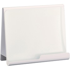 Whiteboard Stand, w/Board, Wave, 17"x5-1/2"x14-3/4", White