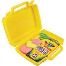 Storage Case,Kids, Antimicrobial, 10.2"x8.6"x2.8", YW