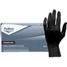 Exam Gloves, Nitrile, Powder-Free, 5 mil, XL, 100/BX, BK