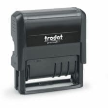 Date Stamp, 12 Message, 3/8"x2", Black