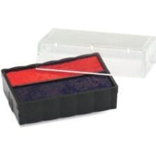 Replacement Pad, f/E4850L Micro Date Stamp, Blue/Red