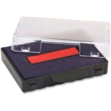 Replacement Ink Pad, f/T5444, 10000 Impressions, Blue/Red
