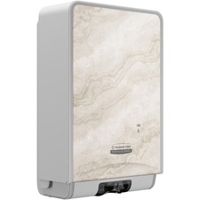 Dispenser, w/Faceplate, f/Soap/Sanitizer, Touchless, Warm Marble