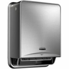 Disp Housing, Narrow, Recessed, Auto, No Trim, f/RollTowels, SS