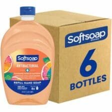Hand Soap, Liquid, Crisp Clean, Antibacterial, 50oz, 6/CT, OE
