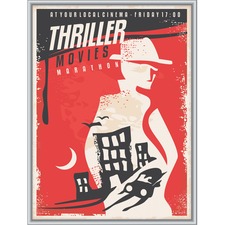 Frame, Picture, Aluminum, 24"x36", Silver