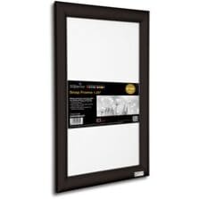 Frame, Snap, Aluminum, 1" Profile, 27"x40", Black