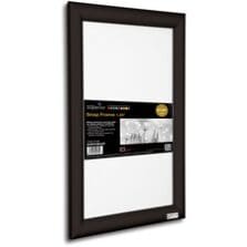 Frame, Snap, Aluminum, 1" Profile, 27"x41", Black