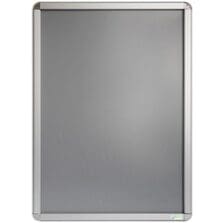 Frame, Snap, Rounded, Aluminum, 1" Profile, 24"x36", Silver