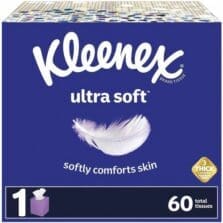 Tissues, Ultra Soft, Kleenex, 65 Sht/BX, WE