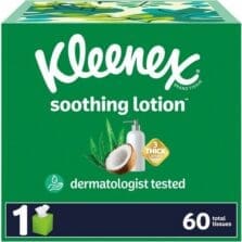 Facial Tissue, Soothing Lotion, 3-ply, 60 Sht/Box, WE