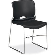 Stack Chairs, 19-1/8"x21-5/8"x30-5/8", 4/CT, Onyx