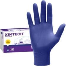 Exam Gloves, Nitrile, Textured Fingertips, XSmall, 200/BX, PE