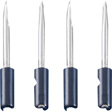 Needles, Steel, f/Tag Attacher, Regular Fabric, 4/PK, Silver