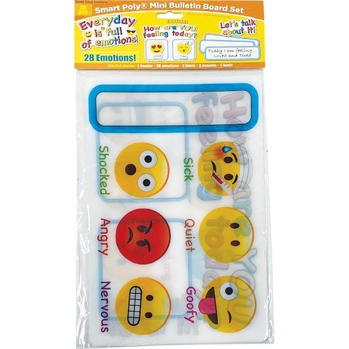 Bulletin Board Set, Mini, Emotions, 35 Pieces, AST