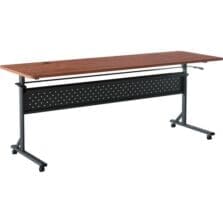 Table, Flip/Nesting, w/Modesty Panel, 72"x24"x29-1/2", Cherry