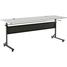 Table, Flip/Nesting, w/Modesty Panel, 72"x24"x29-1/2", Gray