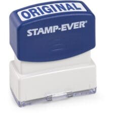 Stamp, Pre-Inked, "Original", 1-11/16"x9/16" Impression, BE
