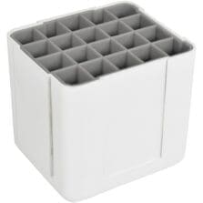 Marker Organizer, Interlocking, InnerGrid, 4.4"x3.4"x4.3", White