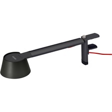 Desk Lamp, w/Clamp, LED, Modes, Adjustable, BK