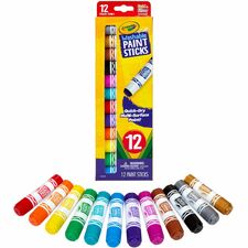 Paint Sticks, Quick Dry, Washable, 12/PK, AST