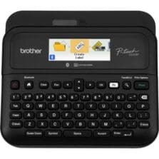 Label Maker, LCD, 30mm/Sec, 8"x7.7"x3.4", BK