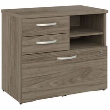 Storage Cabinet, 3Drawers, 29.72"x16.93"x25.98", Modern Hickory