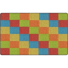 Rug, Blocks, Basketweave, Rectangle, 7'6"x12', Primary