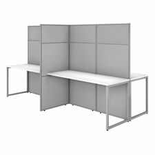 Workstation, 4-Person, 119.09"x60"x66.34", Mocha Cherry
