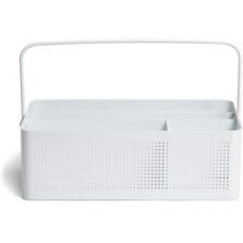 Desk Caddy, w/Handle, Perforated Metal, WE