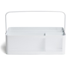 Desk Caddy, w/Handle, Perforated Metal, WE
