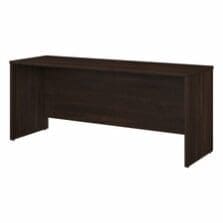 Credenza Desk, 71.1"x23.35"x29.84", Black Walnut