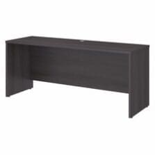 Credenza Desk, 71.1"x23.35"x29.84", Storm Gray