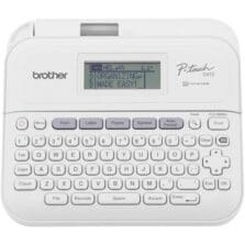 Label Maker, w/Case, 20mm/sec, 3/4"Labels, 7.4"x3.9"12.3", WE
