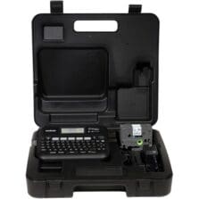 Label Maker, w/Case, Bluetth, 20mm/Sec, 7.4"x7"x2.8", BK