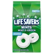 Candy, Wint O Green Lifesavers, 44.93oz Bag, White