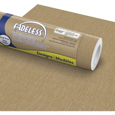 Art Paper Roll, Fadeless, 48"x50', 50 lb, Natural Burlap