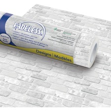 Art Paper Roll, Fadeless, 48"x50', 50 lb, White Brick