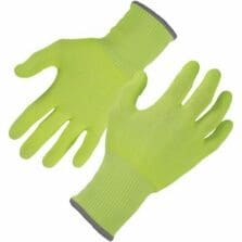 Gloves, Level A4, Cut-Resistant, Hi-Vis, M, 2/PR, Lime