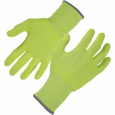 Gloves, Level A4, Cut-Resistant, Hi-Vis, M, 2/PR, Lime
